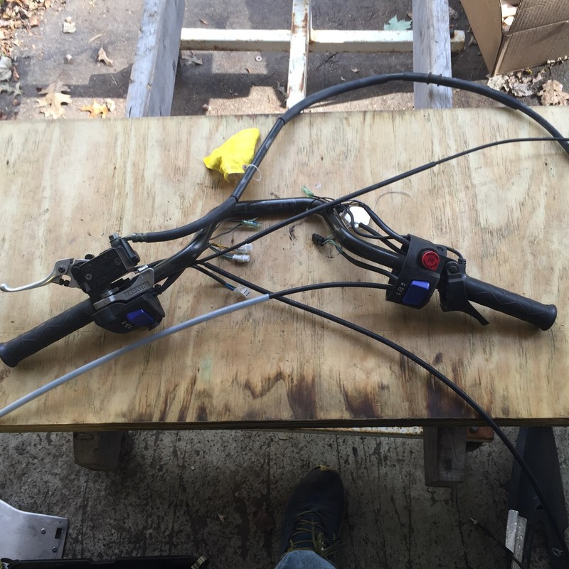 Yamaha Rage Nytro Venture handlebar assy COMPLETE! 2004+