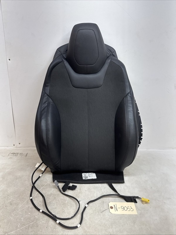 12-16 Tesla Model S Front Left Driver Seat Upper Cushion Black OEM 9053 UP