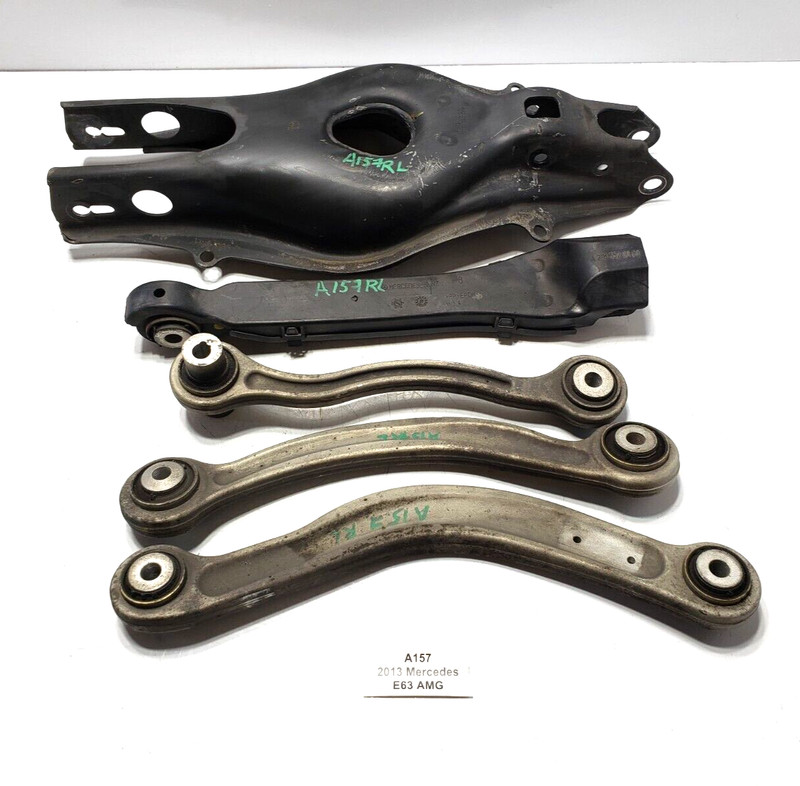 ✅ 10-13 OEM Mercedes W212 E63 AMG Rear Left Driver Side Control Arm SET Of 5