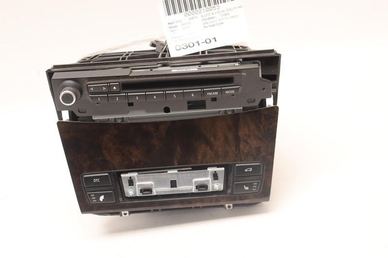 2008-2010 BMW 535I DASH CENTER RADIO CLIMATE TEMPERATURE CONTROL SWITCH OEM