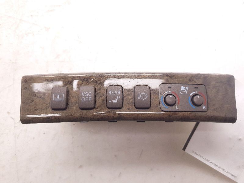 2002 LS430 ULTRA-LUX HEATED SEAT CONTROL SWITCH ASSEMBLY