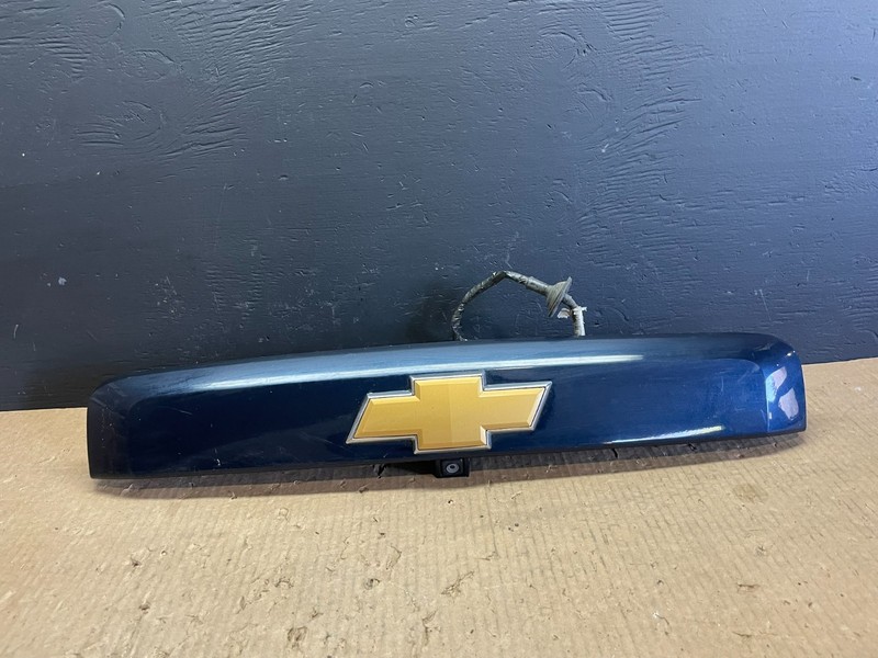 2007 to 2014 Suburban Tahoe Yukon License Plate Cover Trim W/ Camera AB3290 DG