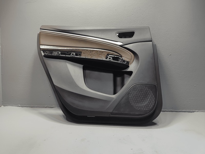 2019-2020 ACURA MDX REAR DRIVER SIDE INTERIOR DOOR PANEL TRIM BROWN COVER OEM