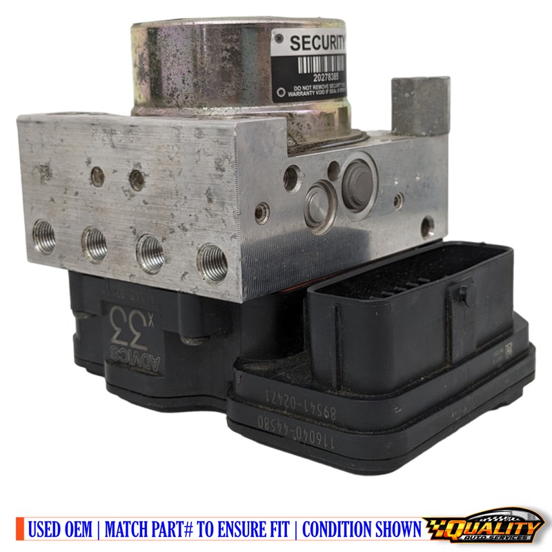18 19 Toyota Corolla Sdn ABS Pump Anti Lock Brake Module 44540-02551 89541-02471