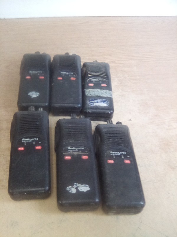 6X Radius SP50 By Motorola P94YQT20A2AA 2 Way Radio