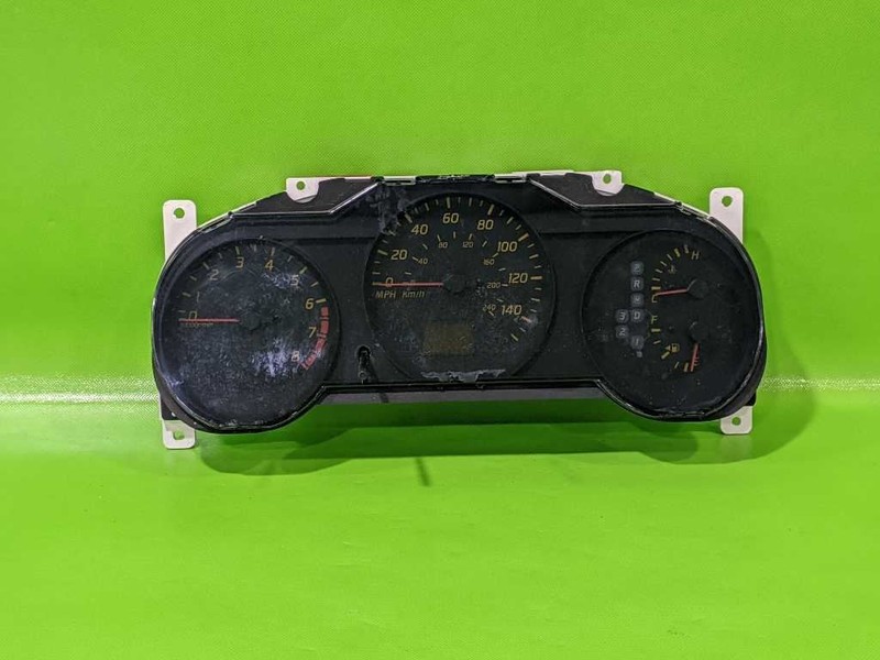 02 03 ALTIMA 2.5L AT SPEEDOMETER CLUSTER MPH W/ABS OEM 4058-1