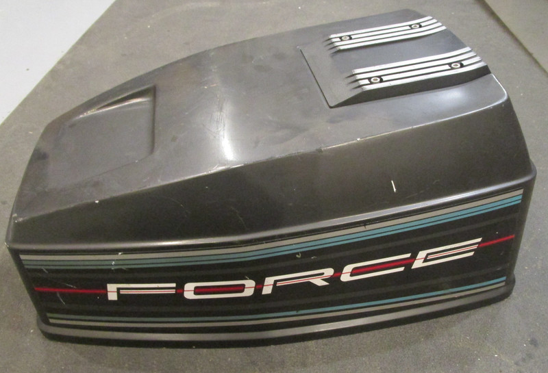 819748A4 Top Cowling Cowl Engine Cover for Force 2 Cyl Outboard