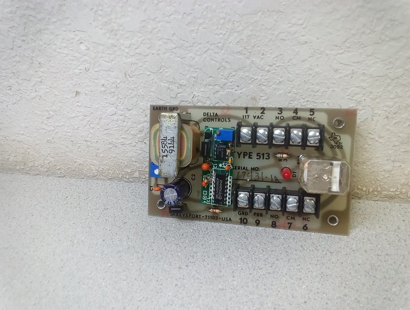 Delta Controls Type 513 Conductance Probe Level Switch Control Board