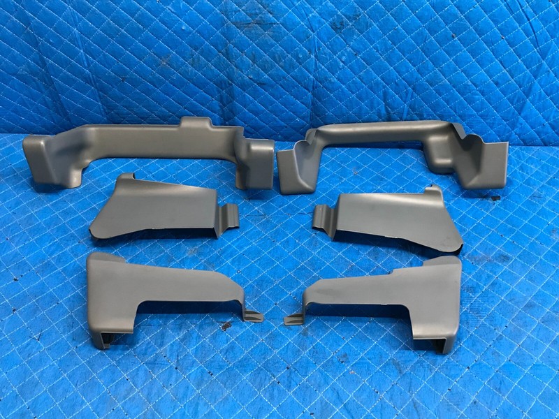 99-04 Honda Odyssey Front Left Right Seat Bracket Gray Cover Set Trim OEM