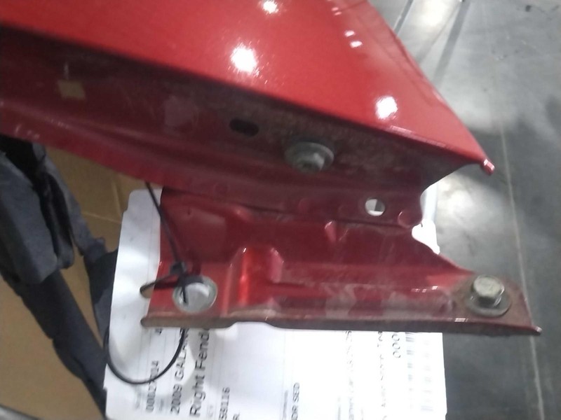 2009 Mitsubishi Galant Right Fender Red 154241 Used 119K Mileage