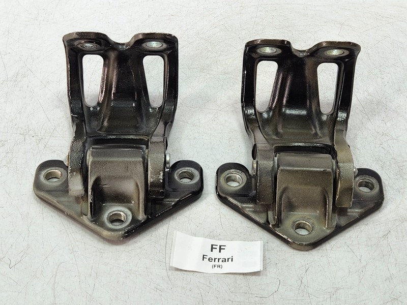 ✅ 11-16 OEM Ferrari FF Front Right Passenger Door Hinge Upper Lower Black SET