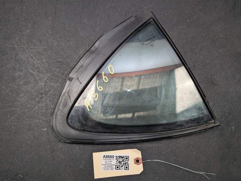 Rear Left Door Vent Window Glass 2018 Acura TLX 73455-TZ3-A01 2015 2016 - 2020