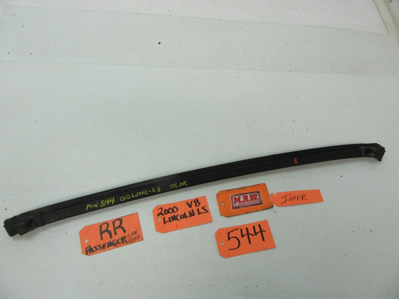 LINCOLN LS RIGHT REAR INNER DOOR PANEL SEAL WEATHER RUBBER STRIP RR R PASSENGER