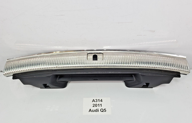 ✅ 2009-2017 OEM Audi Q5 SQ5 Rear Trunk Sill Scuff Plate Cover Trim Panel Chrome*
