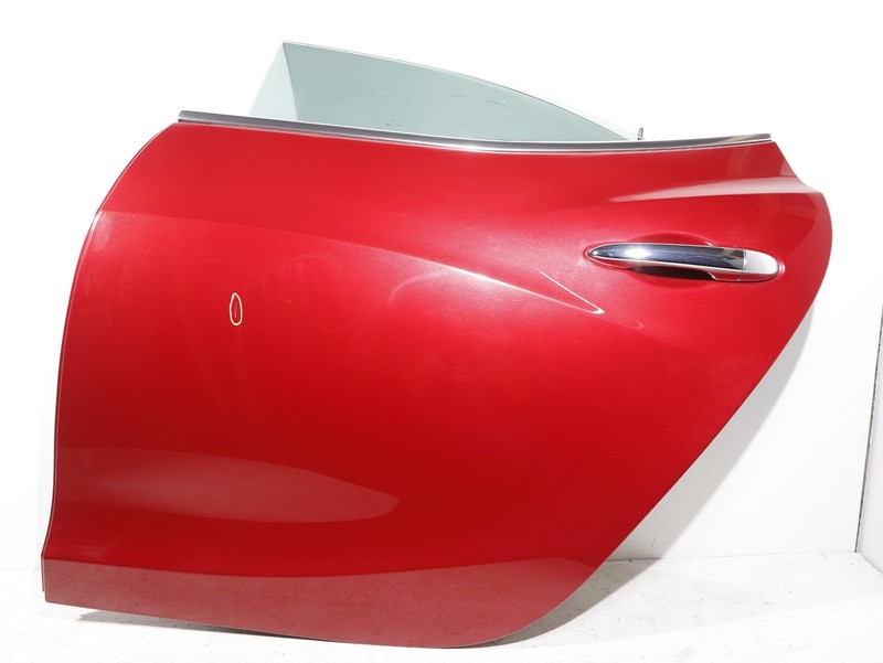 14-20 Maserati Ghibli Rear LEFT Driver Side COMPLETE Door Shell Rosso OEM 52K