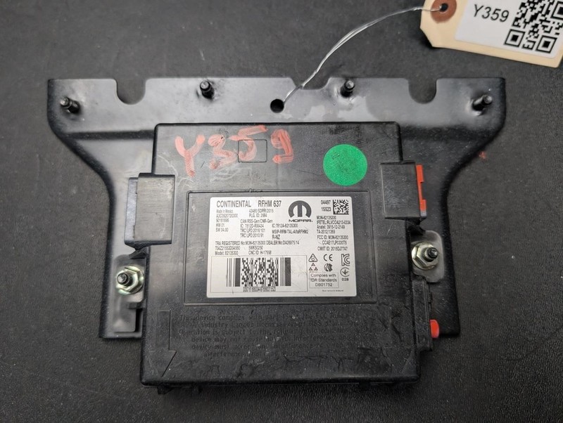 Tire Pressure Monitor TPMS Control Module 2023 Dodge RAM ProMaster 2500 2022