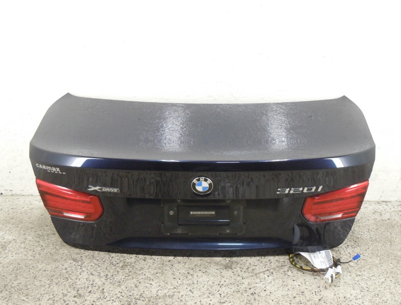 2012-2017 BMW 320i Sedan Trunk Deck Lid W/ Lights & Rear View Camera OEM A89
