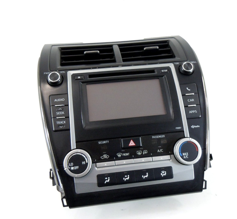 2012 2013 Toyota Camry AM FM Radio CD Player Display Screen W/ Climate Ctrl OEM