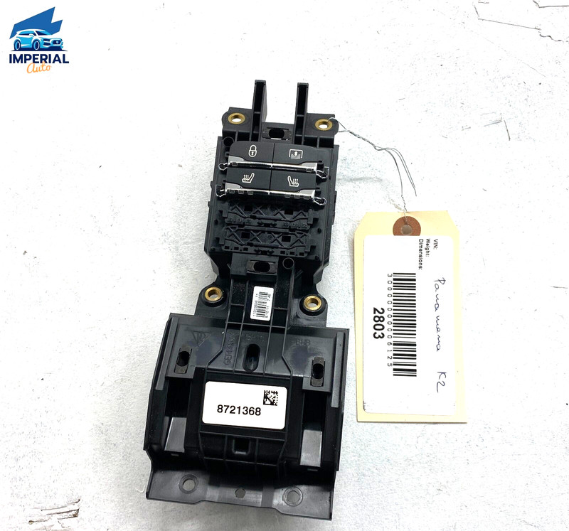 PORSCHE PANAMERA 2010-14 REAR HEATER DOOR LOCK SWITCH CONTROL ASSAMBLY PANEL OEM