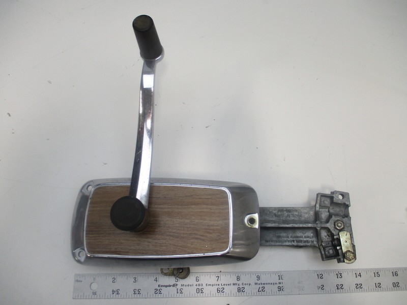 Chrome & Wood Grain Finish Boat Throttle/Shift Remote Control
