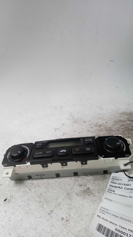 2003 Honda Odyssey A/C Selector Switch OEM Blue 5937453 6 Month Warranty