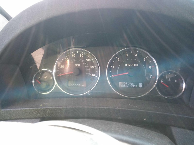 2010 Jeep Grand Cherokee Left Door Glass Red 673066 165K Miles Used