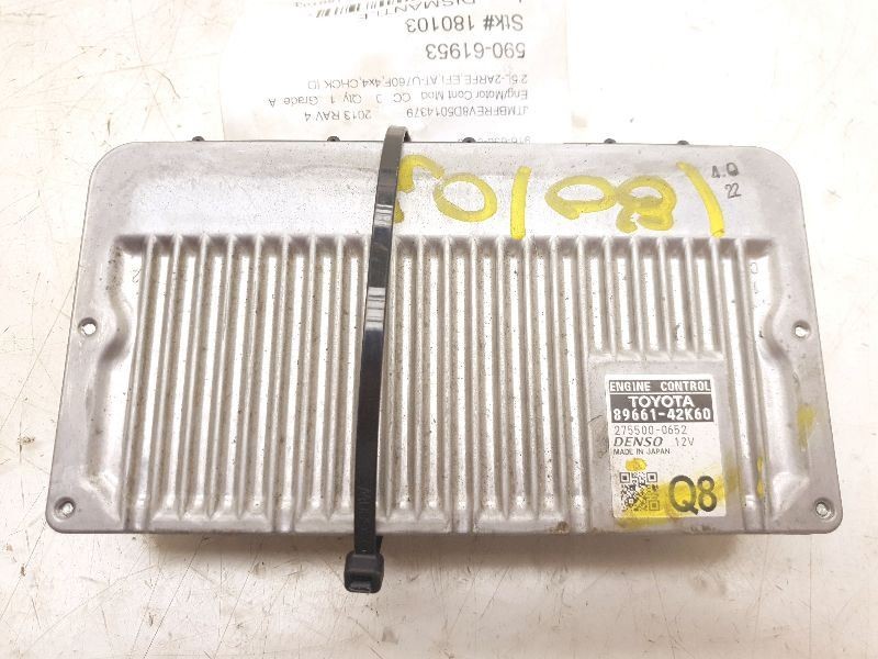 2013 TOYOTA RAV4 ENGINE ELECTRONIC CONTROL MODULE ECM ASSEMBLY