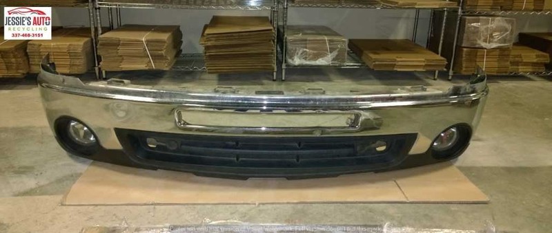 07 08 09 10 11 12 13 SIERRA 5.3 4DR CREW FRONT BUMPER CHROME W/FOG LIGHT BS-50