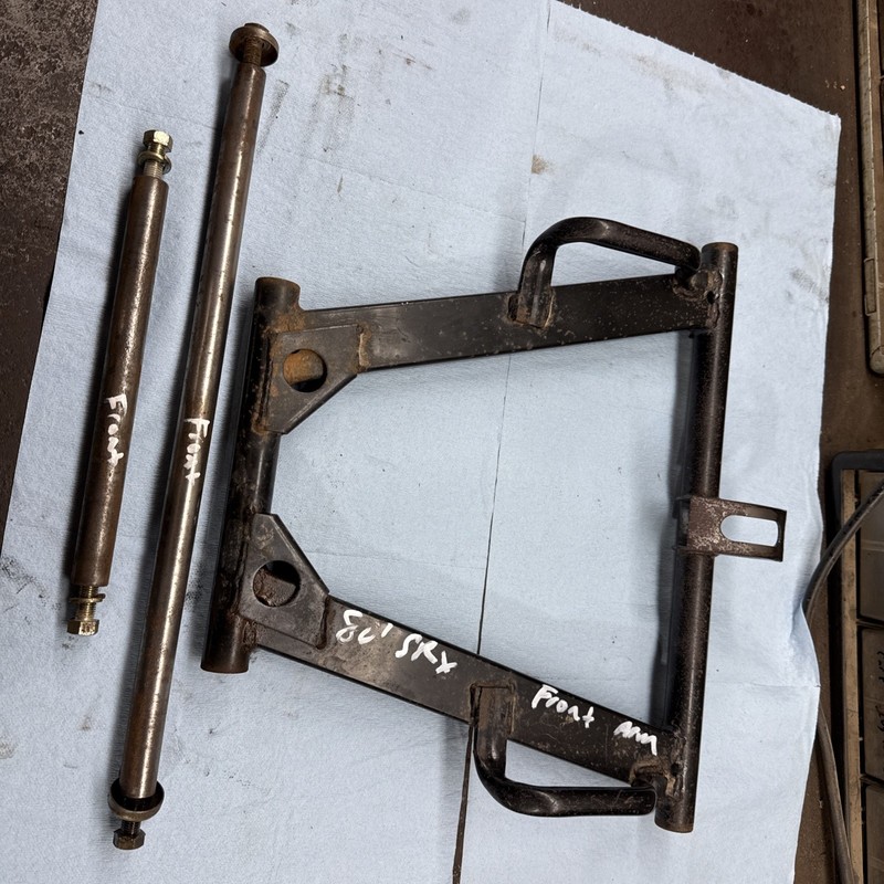 1980 Yamaha SRX 440Vintage Snowmobile Front Suspension, Rear Torque Arm