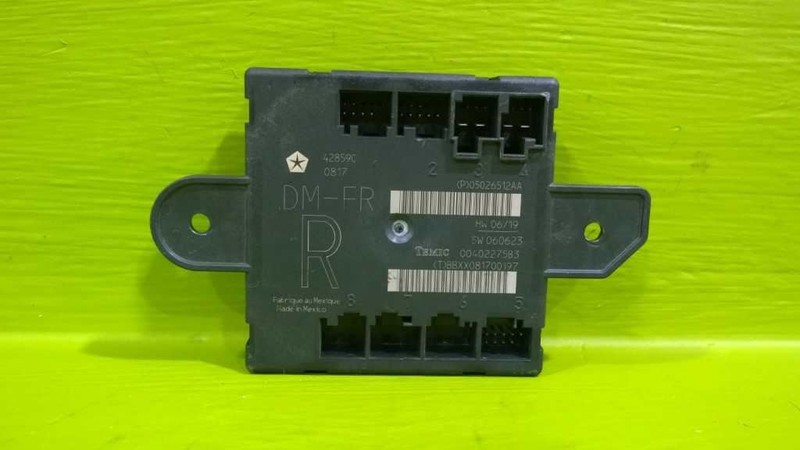 07 08 09 NITRO PASSENGER RIGHT FRONT DOOR CONTROL MODULE OEM 3719-8