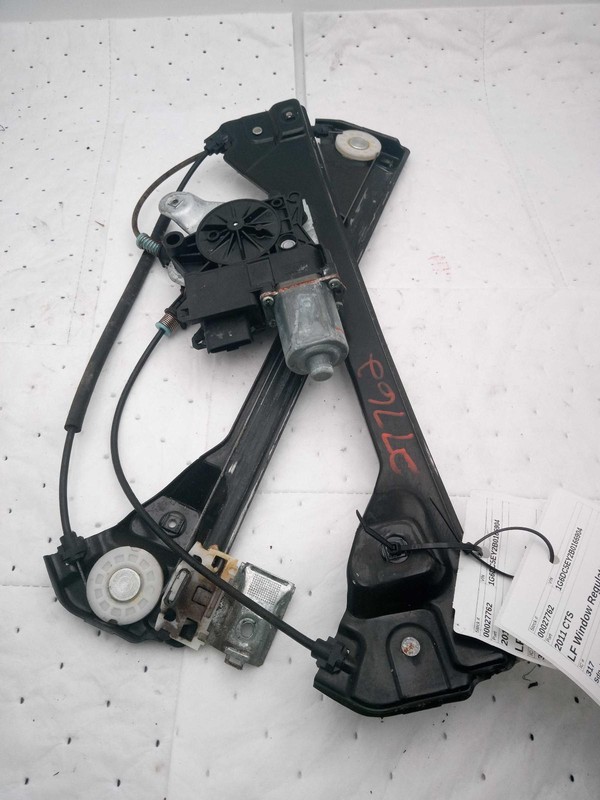 2011 Cadillac CTS Front Left Window Regulator Black Used 86K Miles OEM 330676