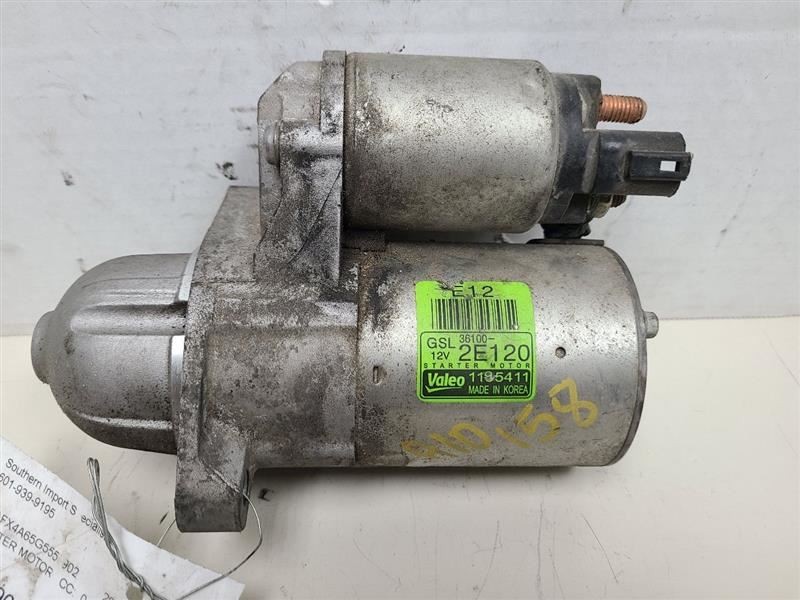 Starter Motor ID 361002E120 Fits 14-16 FORTE 528554