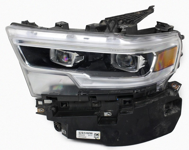OEM Left Driver Side LED Headlamp For Ram 1500 Pickup (New) Chrome 68316085AG