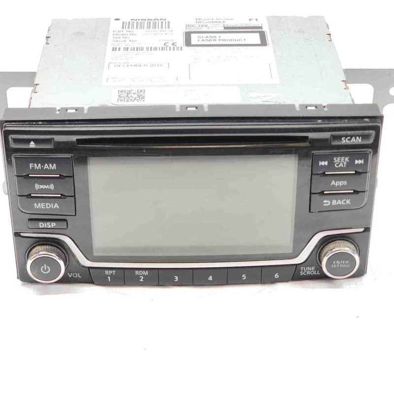2016 Sentra 5.0 Screen AM-FM-CD Radio Receiver Part# 3281854AF1A