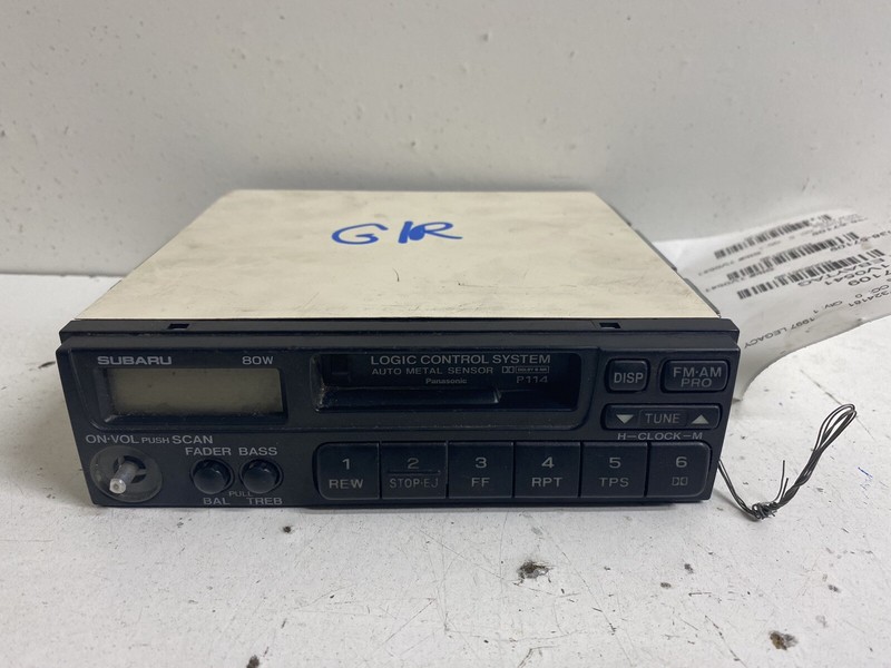 1995-1999 Subaru Legacy Cassette Deck Tape Radio Stereo 1 DIN 86201AC070 AMFM