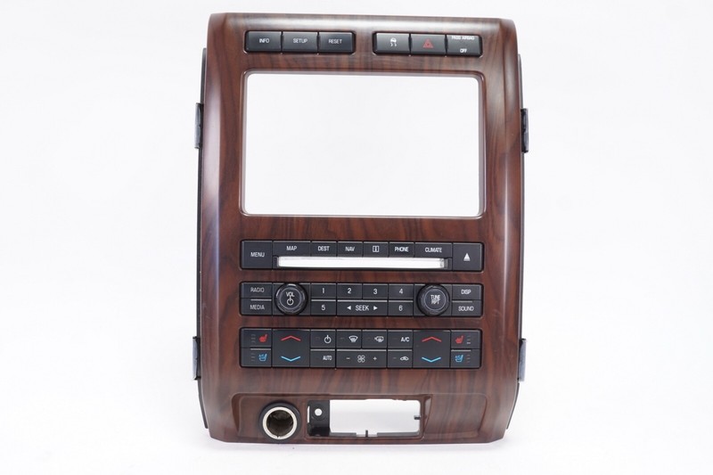 FORD F-150 Heater Climate Control Radio CD Control Dash Bezel OEM 2010