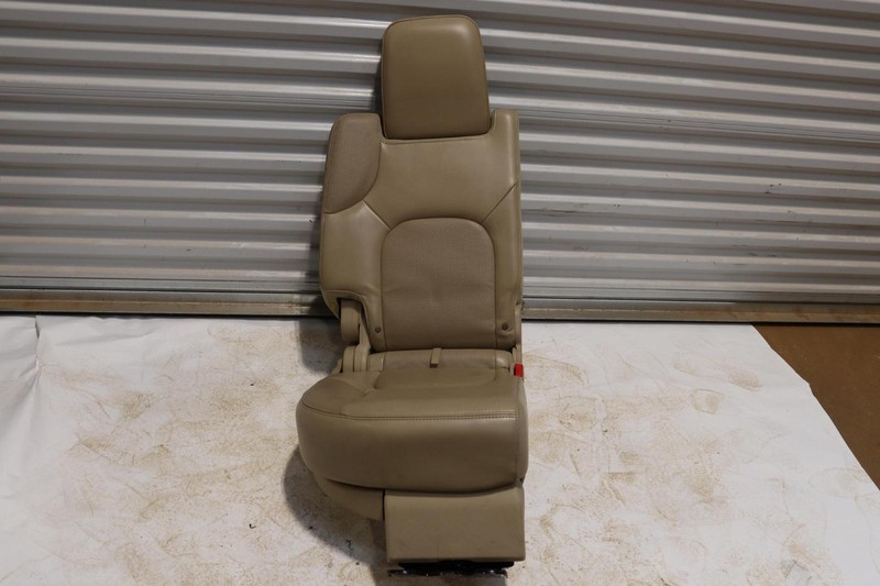 2012 NISSAN PATHFINDER REAR 2ND SECOND ROW RIGHT SIDE SEAT LEATHER TAN OEM
