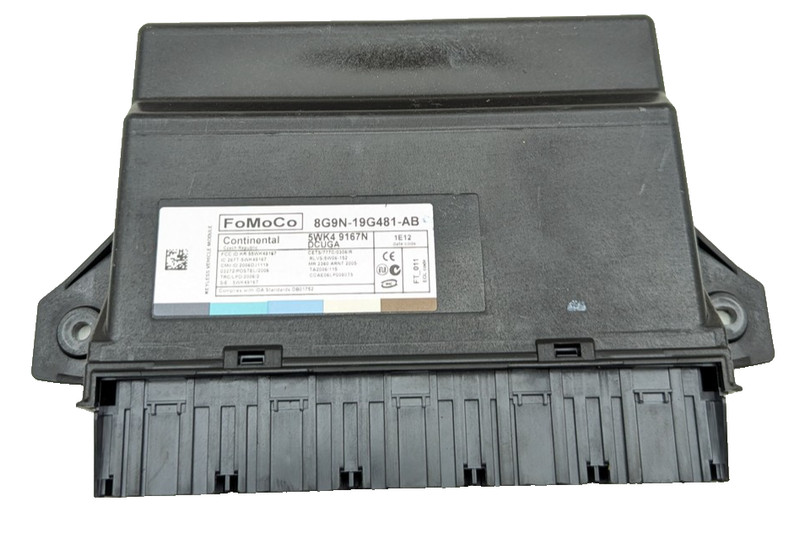 11-12 Jaguar XF XFR Keyless Entry Computer Control Module Unit 8G9N19G481AB