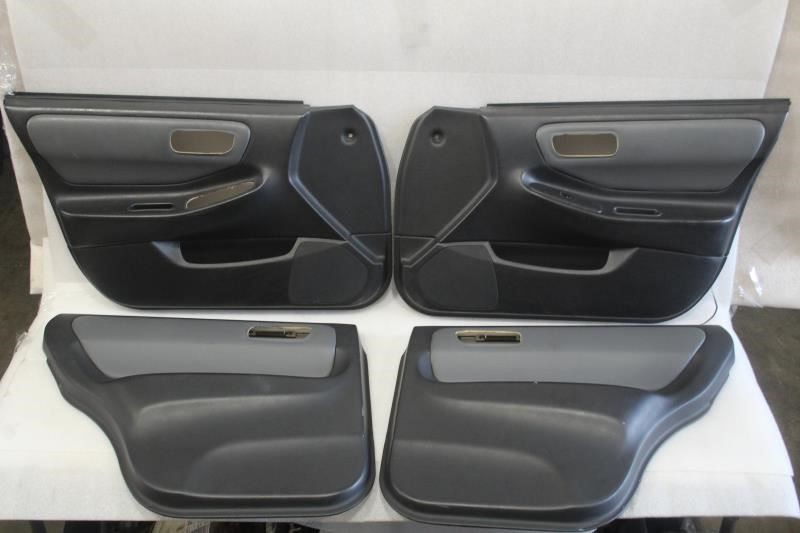 1994 1995 1996 1997 ACURA INTEGRA SE SEDAN DOOR TRIM PANELS BLACK GRAY