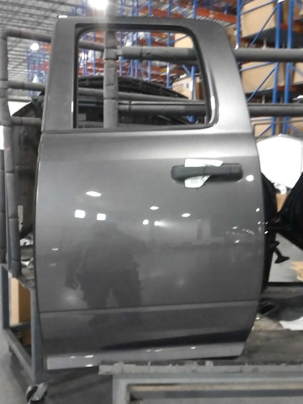 2016 RAM DODGE 1500 Pickup Left Rear Door Black 162104 76K Miles Used