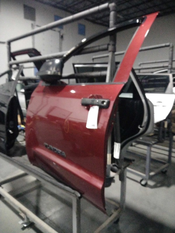 2010 Toyota Tundra Left Door Red 4DR PU 47754 Used OEM Parts 120K Miles