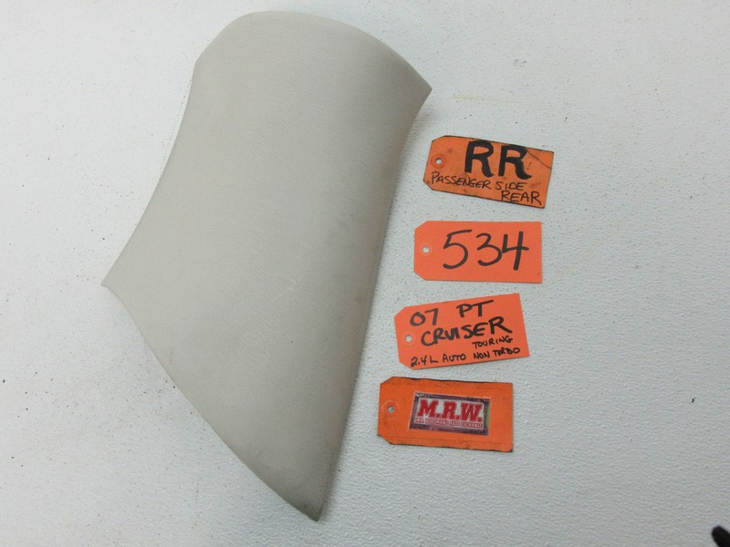 FITS 01-10 PT CRUISER RIGHT REAR BACK GLASS WINDOW QUARTER PANEL TRIM POST R RH