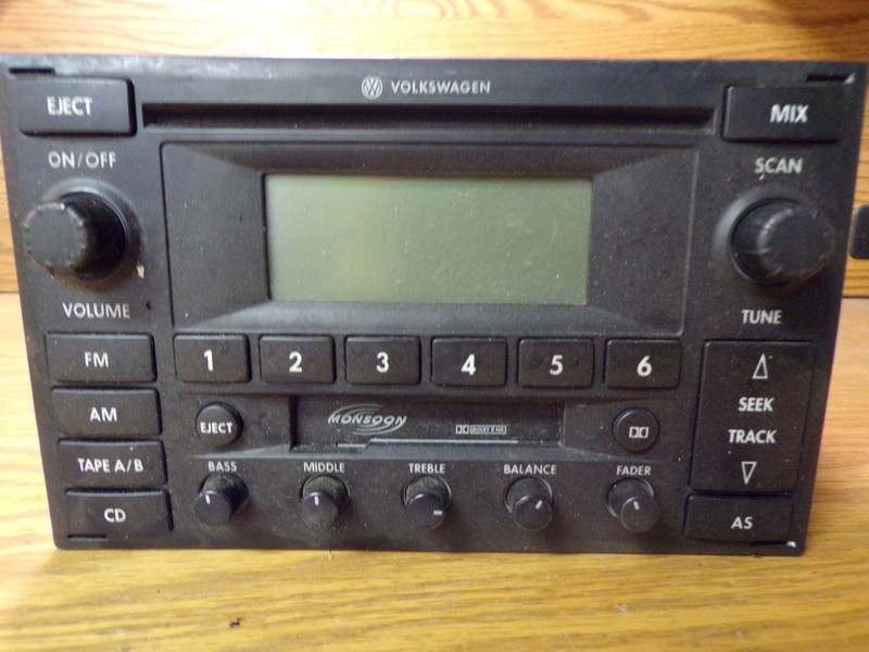 Volkswagen Radio DU-2354A VWZ9Z7C0216396 *FREE SHIPPING*