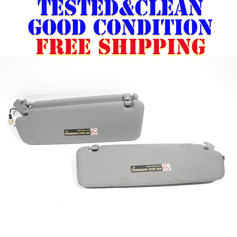 2004 - 2007 VOLKSWAGEN TOUAREG SUN VISOR LEFT & RIGHT SET OF 2 OEM