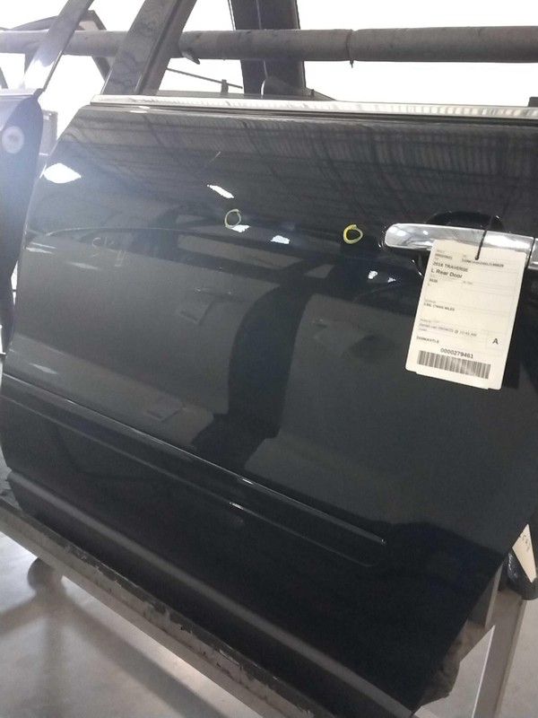 2016 Chevrolet Traverse Left Rear Door Black OEM Used 176K Miles