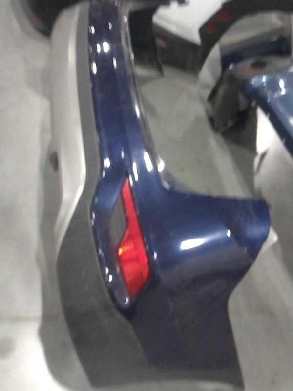 2017-2018 Hyundai Santa Fe Blue Rear Bumper Assembly OEM, Minor Scratches