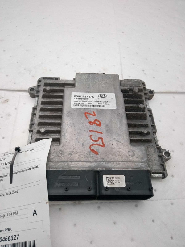 2019 KIA SORENTO Engine Control Module ECM 2.4L OEM 391732GMA1 92000 Miles
