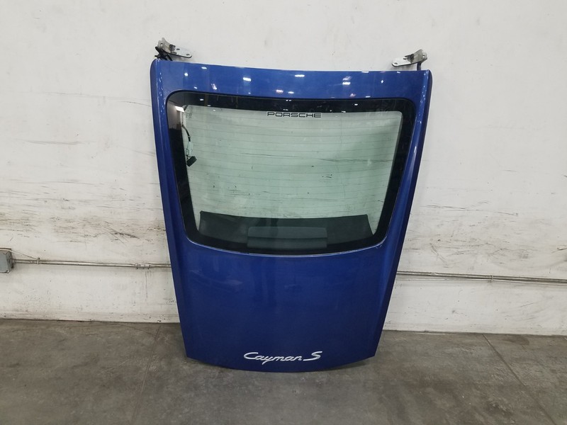 2006 Porsche Cayman S 987Blue Rear Hatch / Glass Window #4760 F2