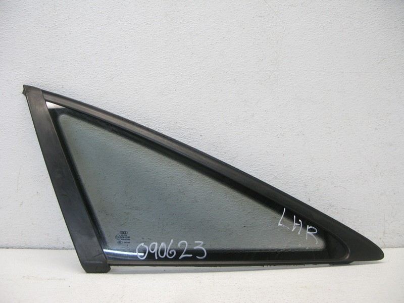05-11 AUDI C6 A6 S6 SEDAN REAR LEFT DRIVER SIDE WINDOW QUARTER GLASS OEM 090623