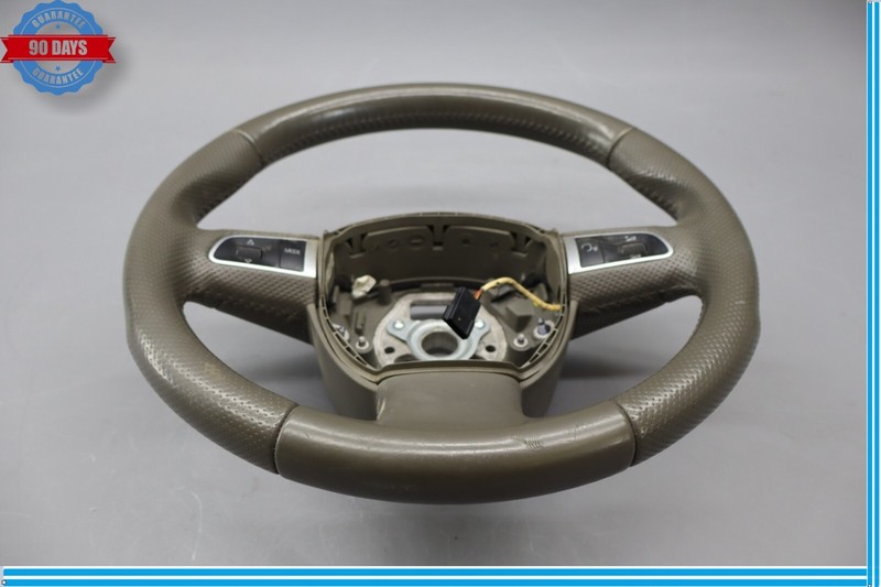08-12 Audi A5 S5 Steering Wheel 3 Spoke Leather W/ Controls 62275150A Oem